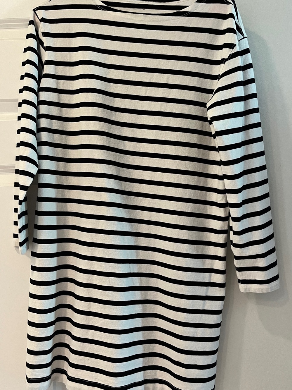 EVERLANE oversized black and white
Striped Cotton Dress - XS